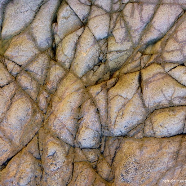 Rock texture and pattern at Moulin Huet Bay