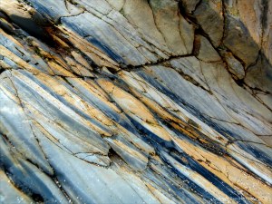 Rock texture and pattern at Garretstown in County Cork
