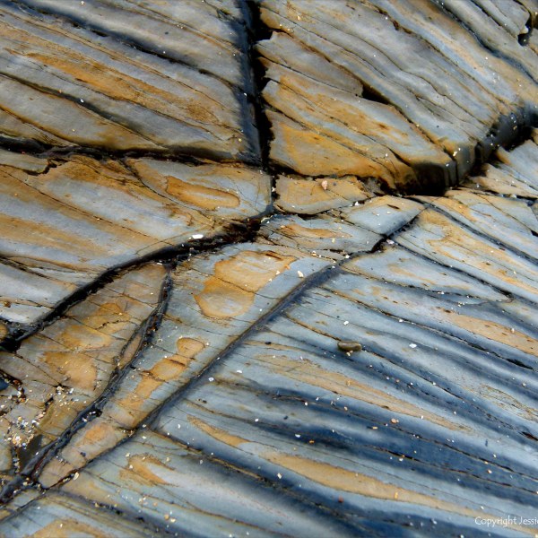 Rock texture and pattern at Garretstown in County Cork