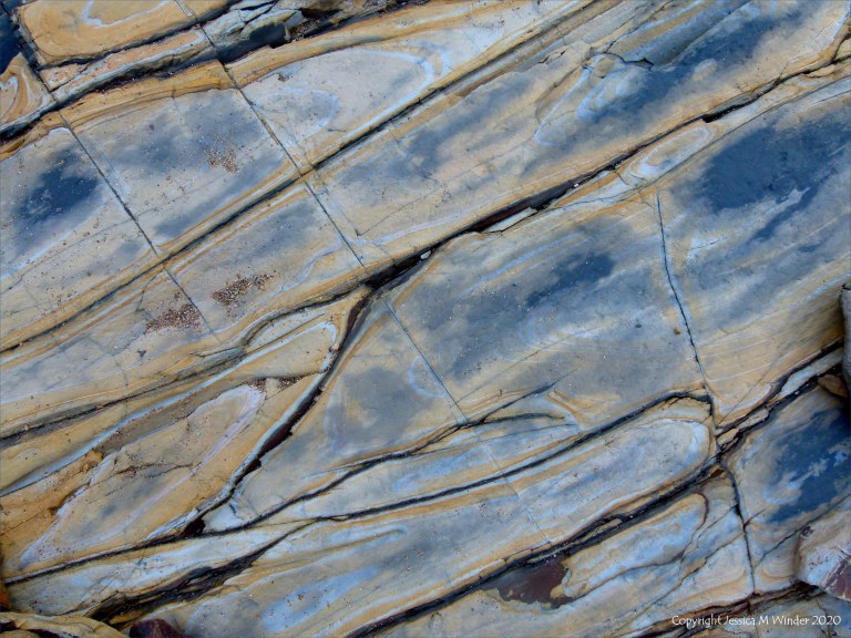 Rock texture and pattern at Garretstown in County Cork