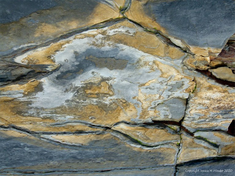 Rock texture and pattern at Garretstown in County Cork