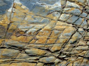 Rock texture and pattern at Garretstown in County Cork