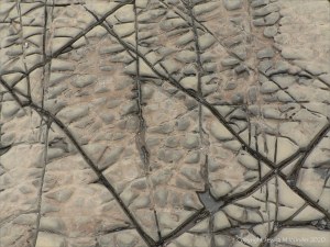 Natural abstract patterns in rocks
