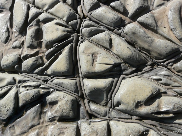Natural abstract patterns in rocks