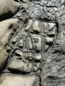 Natural abstract patterns in rocks