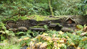 Sculpture at Abbotsbury Subtropical Gardens