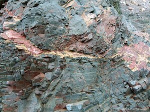 Natural abstract patterns in rocks