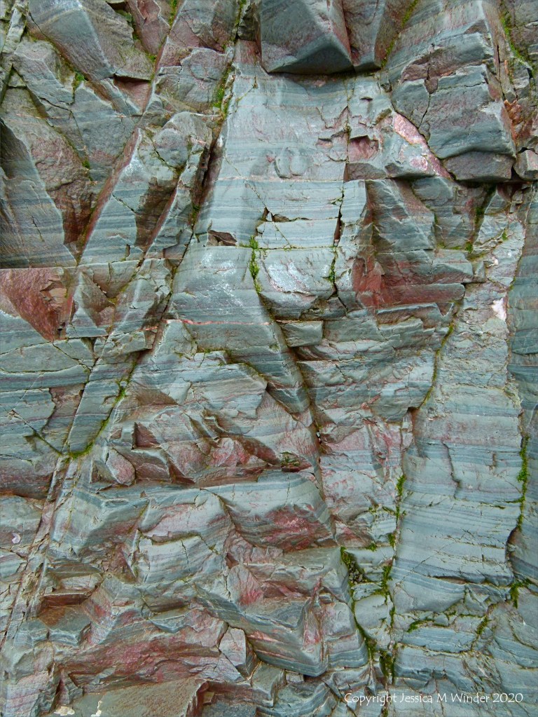Natural abstract pattern and texture in rocks
