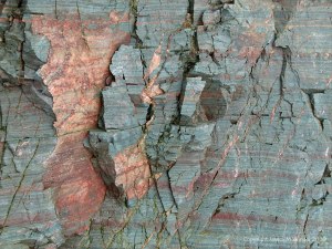 Natural abstract pattern and texture in rocks