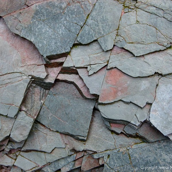 Natural abstract patterns in rocks