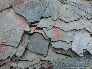 Natural abstract patterns in rocks