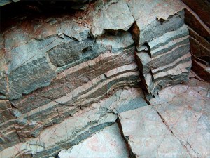 Natural abstract pattern and texture in rocks