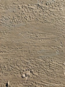 Sand texture and pattern on the beach