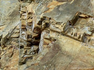 Natural patterns in rocks