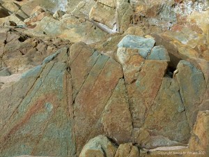 Natural patterns in rocks