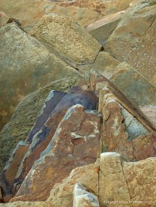Natural patterns in rocks