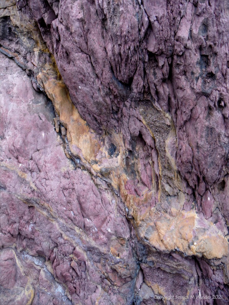 Devonian rocks at Trabeg on Dingle in Ireland.