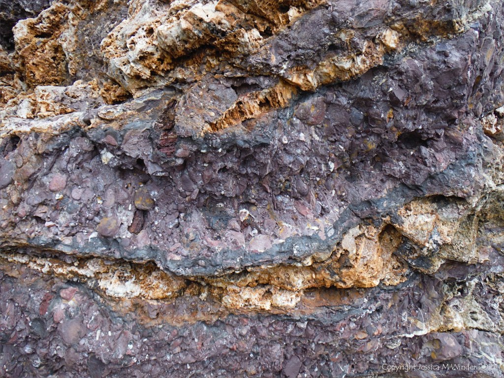 Devonian rocks at Trabeg on Dingle in Ireland.