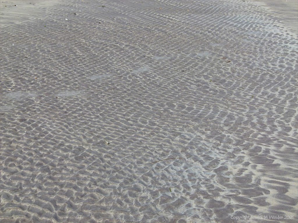 Natural patterns and texture in sand