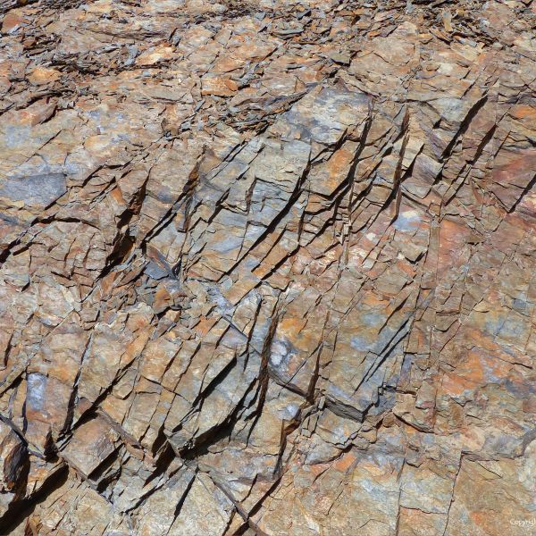 Rock texture and pattern in sedimentary rocks