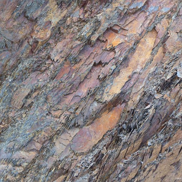 Rock colour, pattern, and texture in Silurian mudstones in Nova Scotia