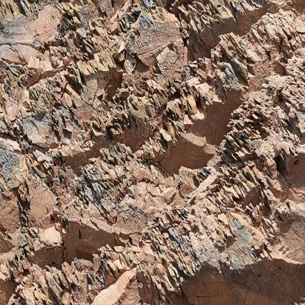 Natural rock pattern and texture in sedimentary Silurian strata