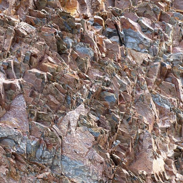 Natural rock pattern and texture in sedimentary Silurian strata