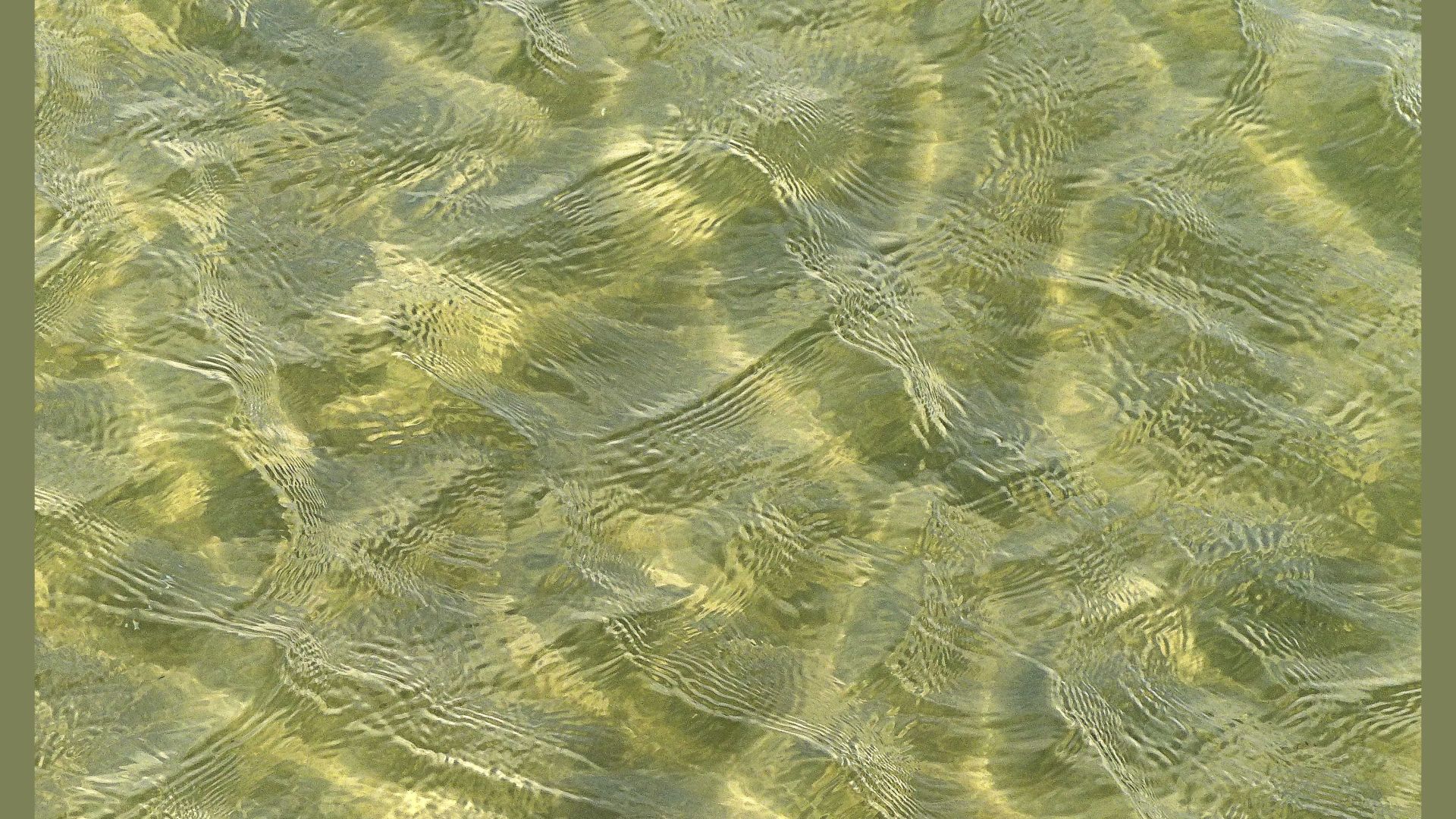 Natural abstract patterns of rippled water surface texture on the sea